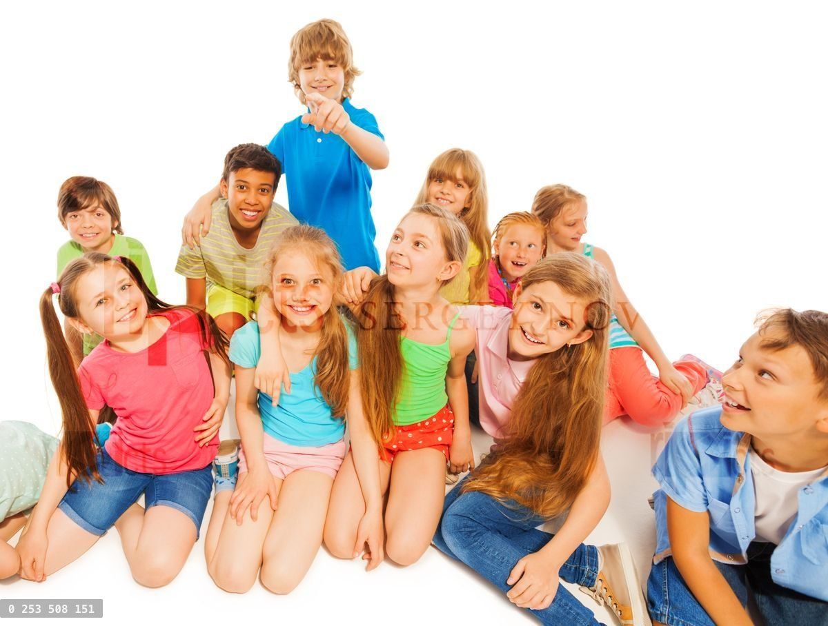 Kids happy together