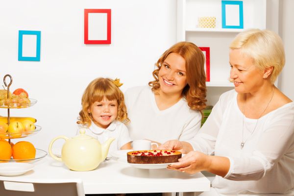 Tasty cake from grandmother