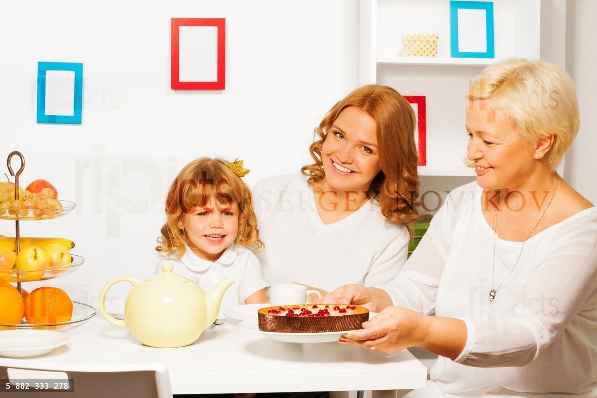 Tasty cake from grandmother