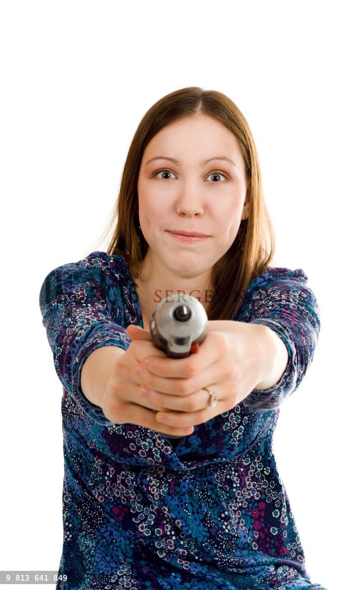 Woman with screwdriver