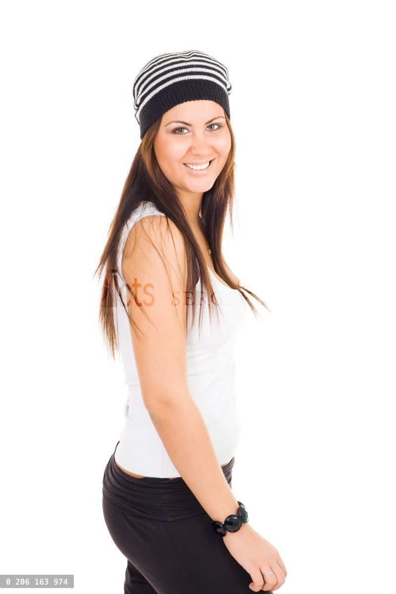 Woman turning back