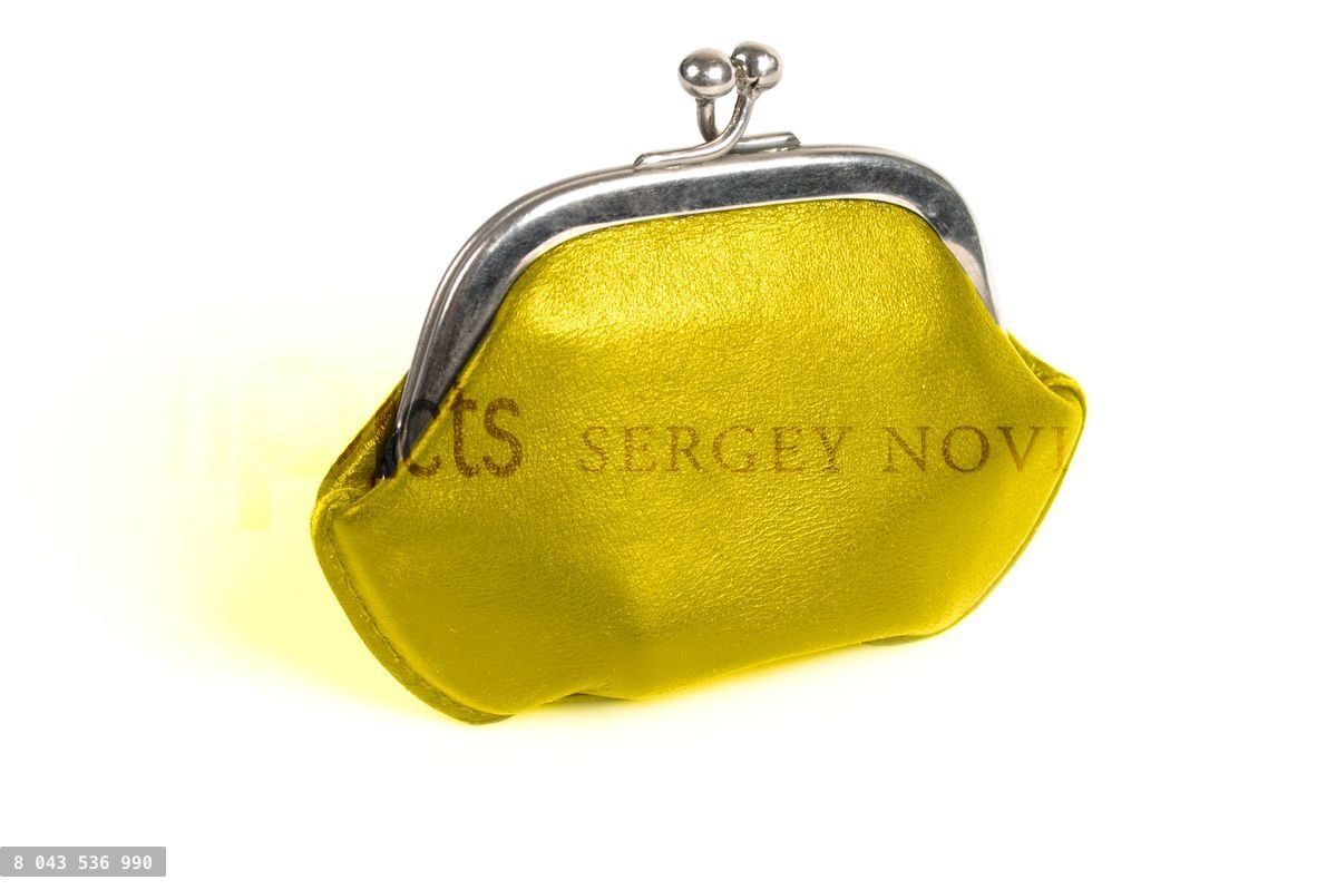yellow old style wallet