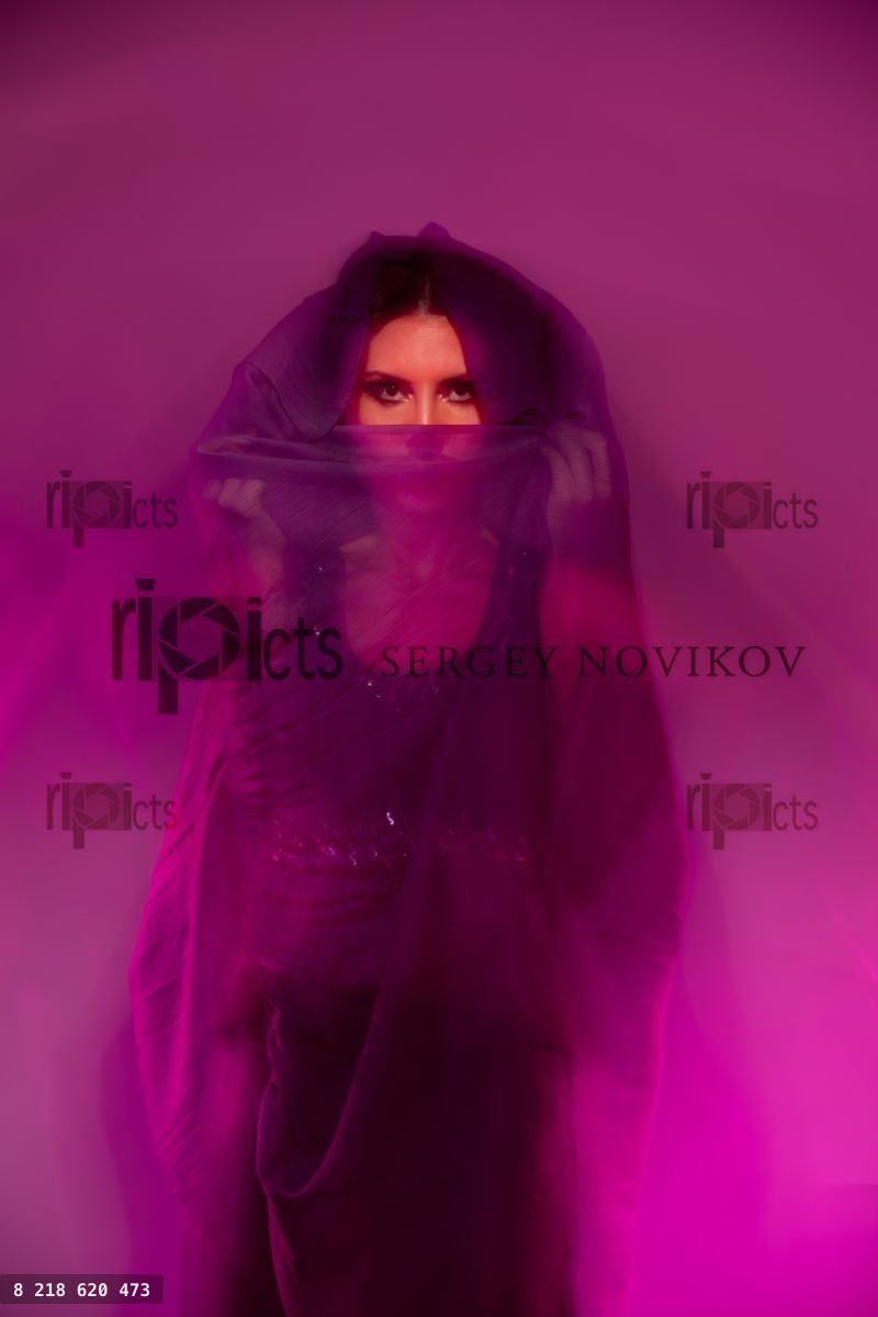 Woman in yashmak