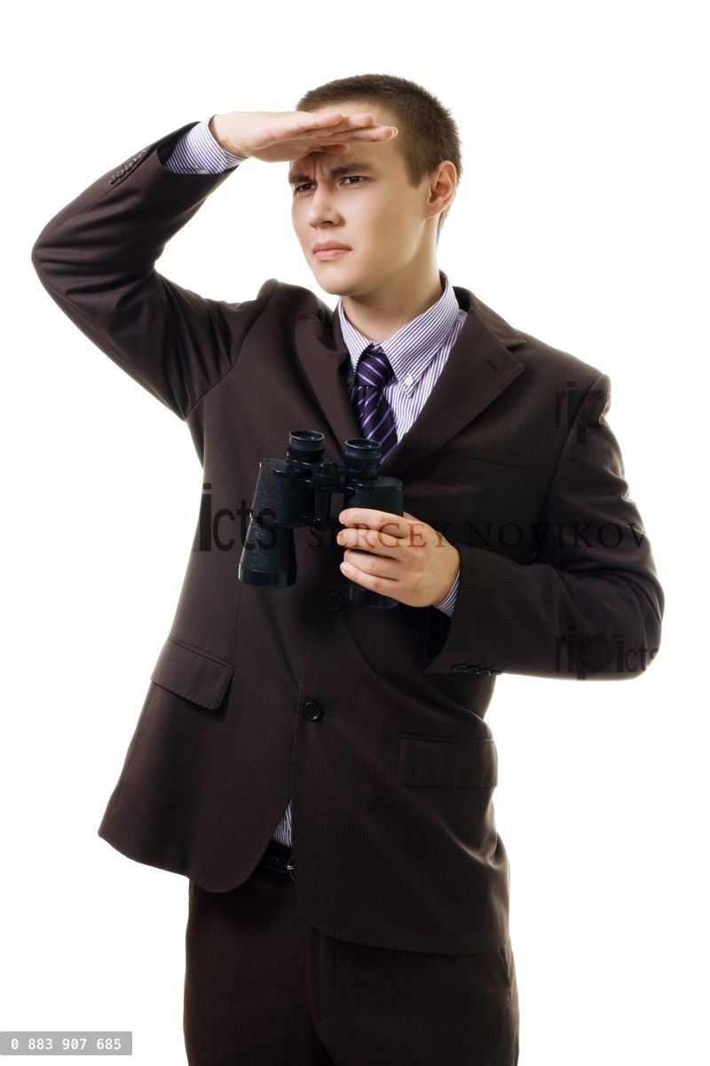 Business man looking for new opportunity