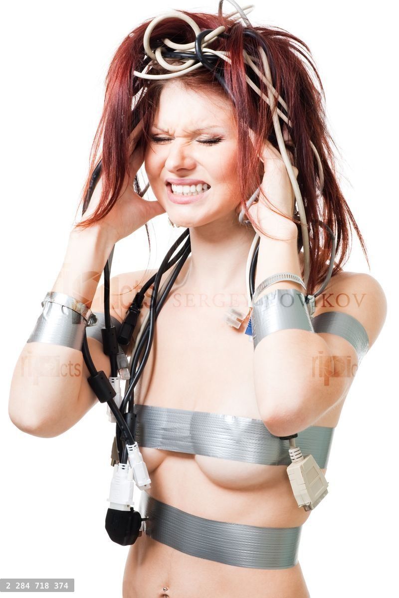 Woman have head ache