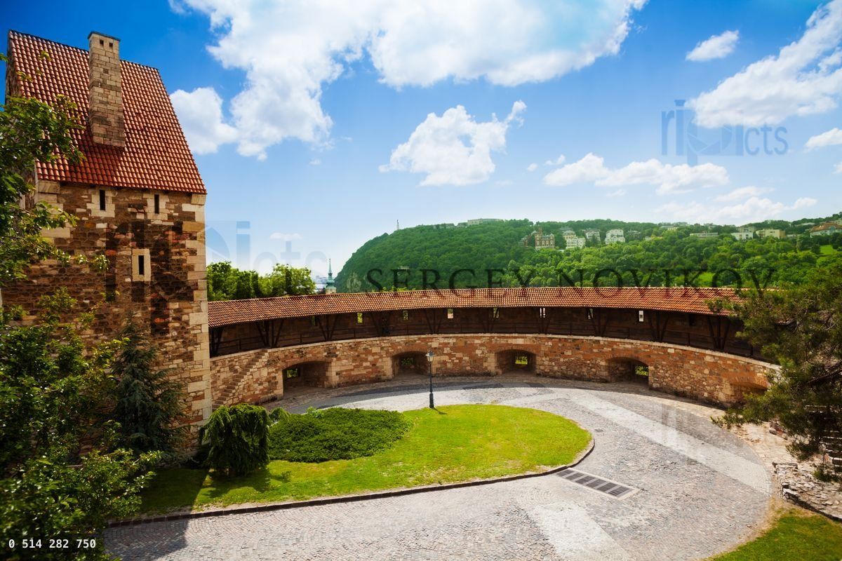 Guard tower at the Buda Castle in Budapest