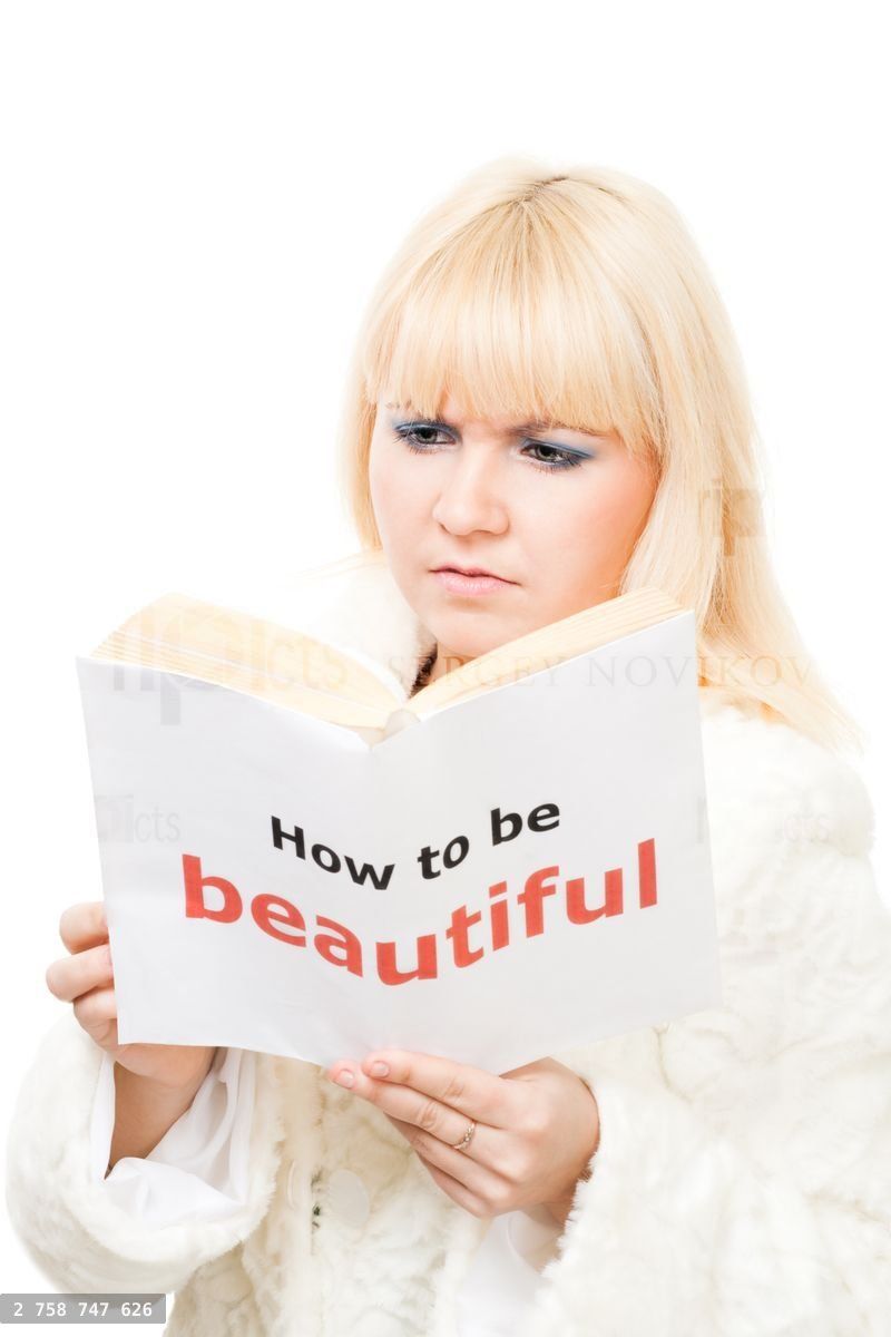 Blond want to be beautiful