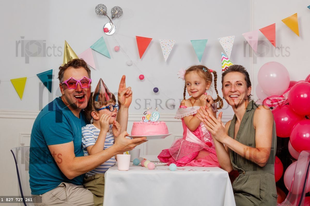 Celebrating a birthday with laughter, joy, and colorful decor