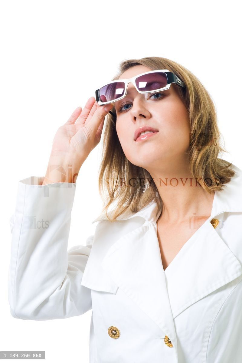 Woman with glasses