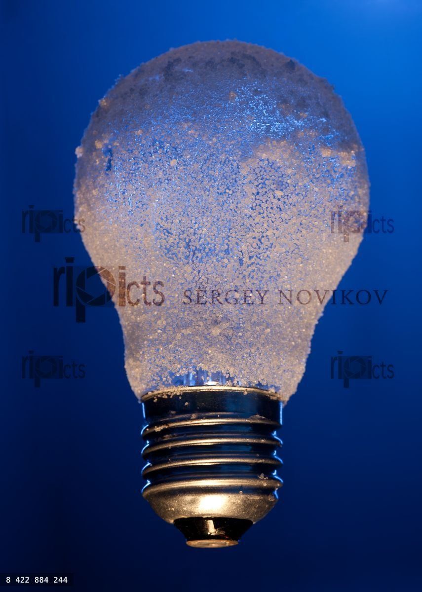 Frozen light bulb