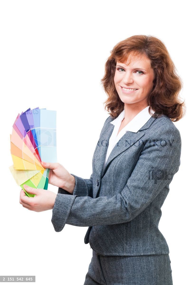 woman picking color