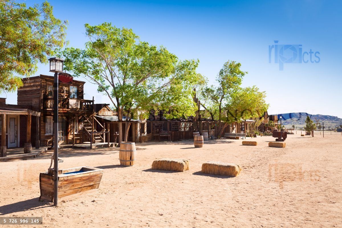 General view of the Pioneer town street