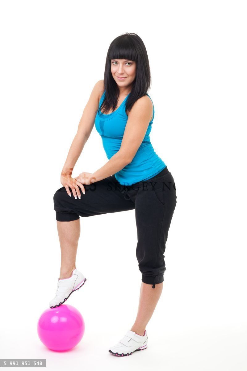 Woman doing fitness