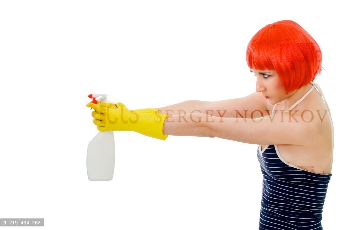 Woman shooting with