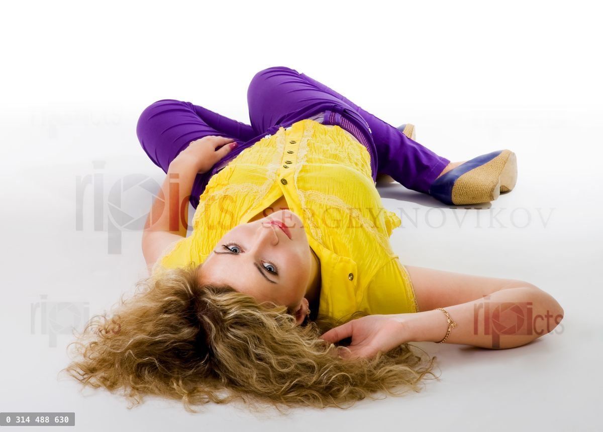 young woman relaxing