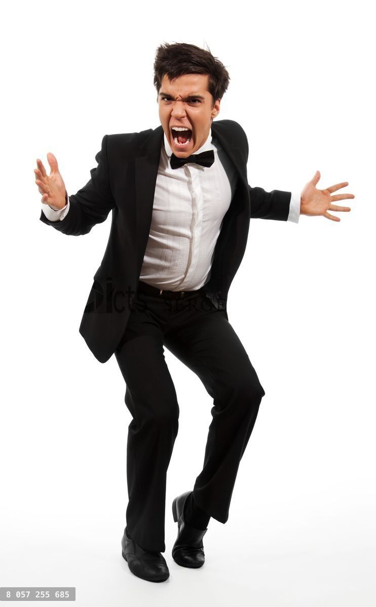 Frustrated business man