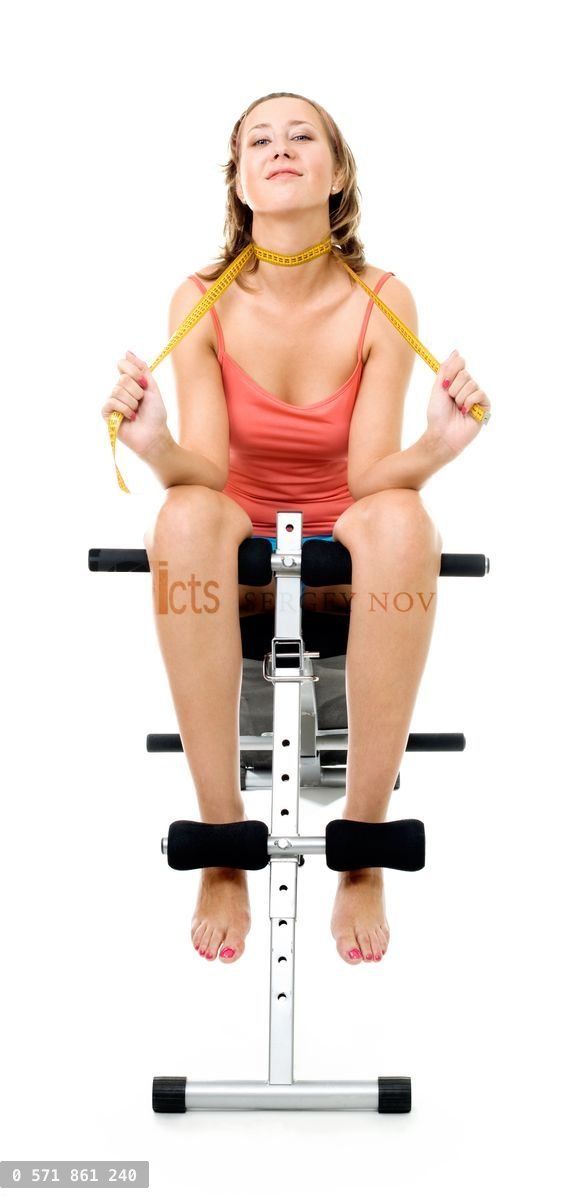 woman sitting on bench for fitness