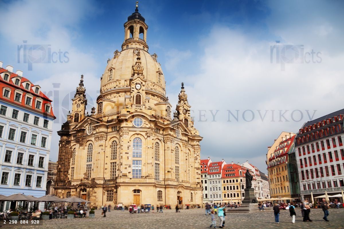 Frauenkirche cathedral in Dresden