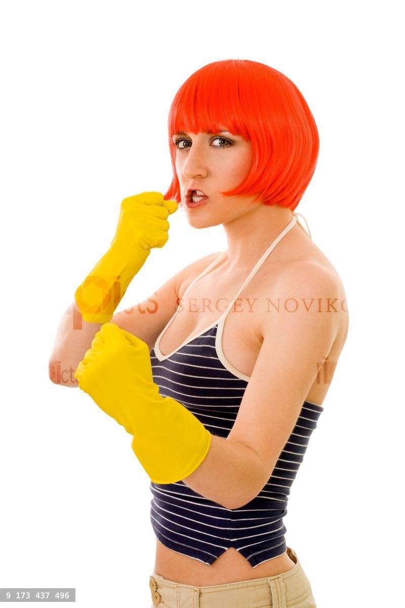 Woman fighting
