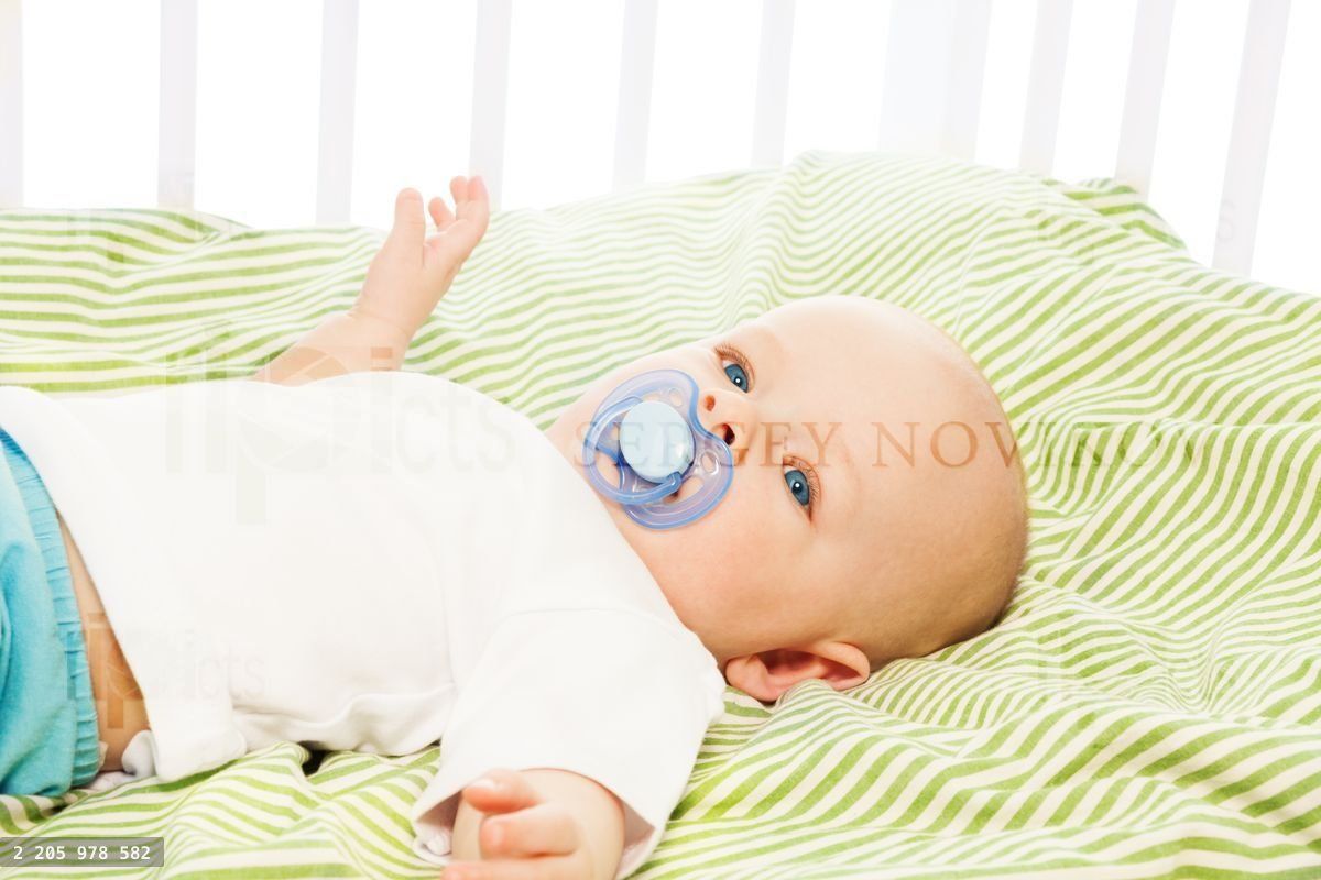 Boy with pacifier