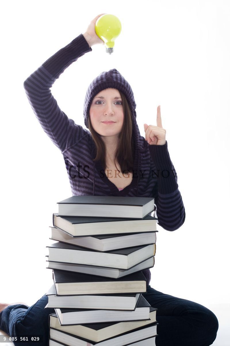 Woman with idea