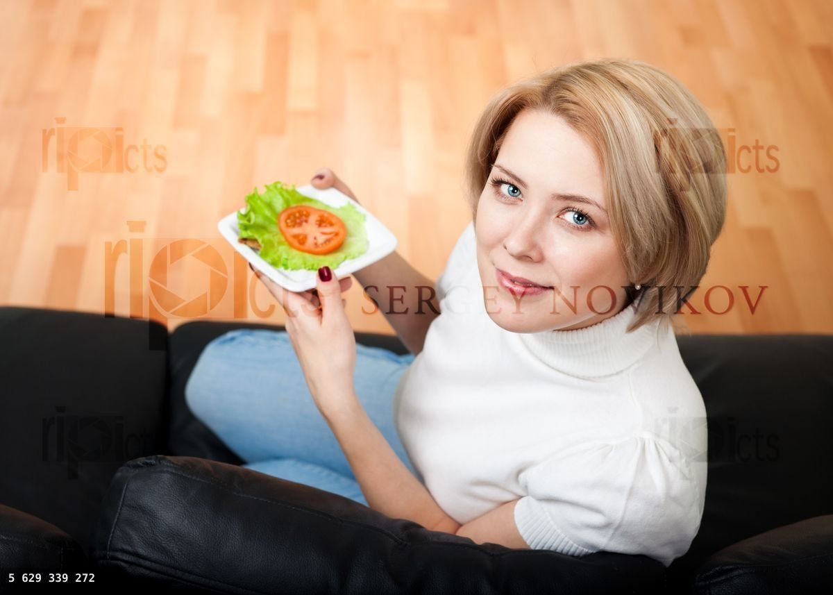 Woman follow healthy lifestyle